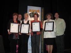 picture of successful HAToM candidates at AAMT09 conference